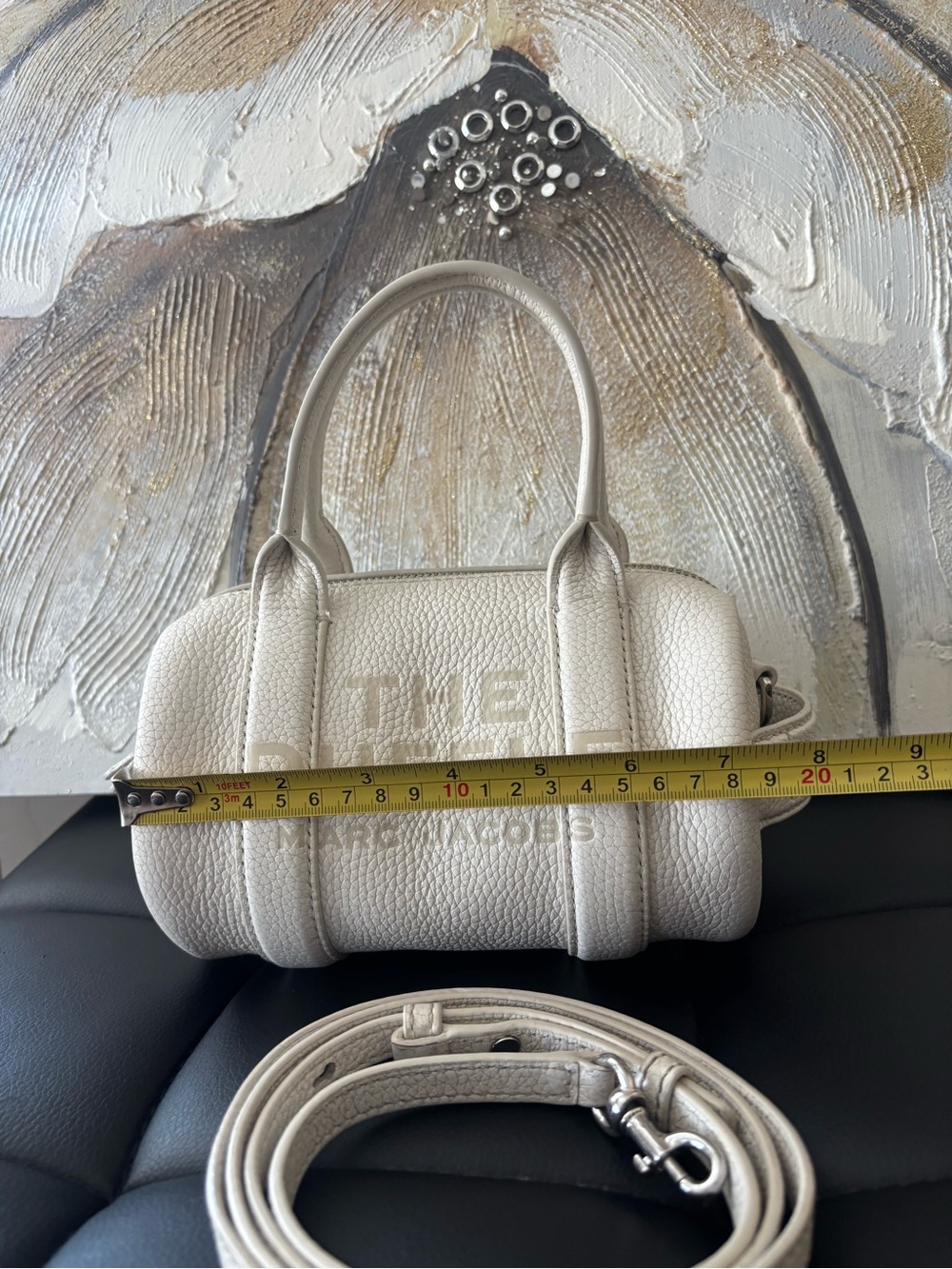 Marc Jacobs Small Duffle Mini Satchel in Off White - Picture 8 of 14